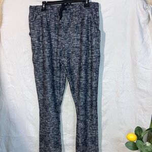 Scorpio Sol Charcoal and Black Patterned Joggers
